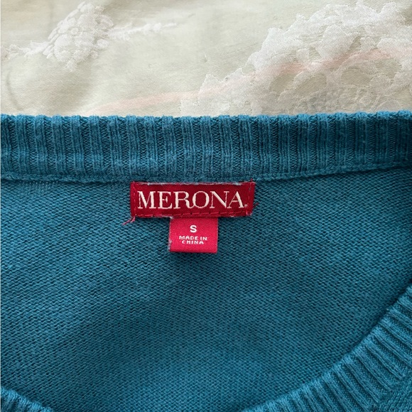 Merona Argyle Sweater Size Small - Picture 3 of 3